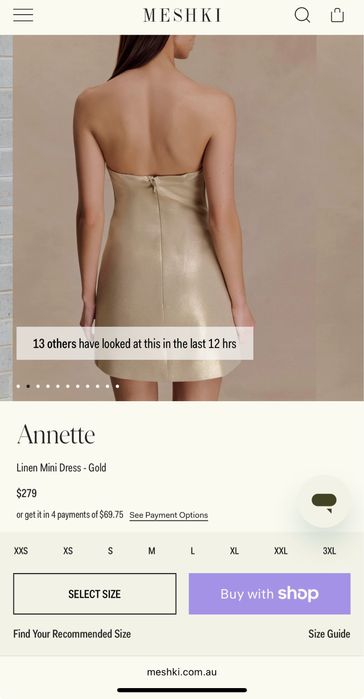 Чисто нова рокля Meshki