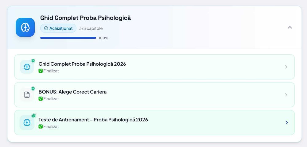 Ghid Complet pentru Testarea Psihologică - ANP 2026