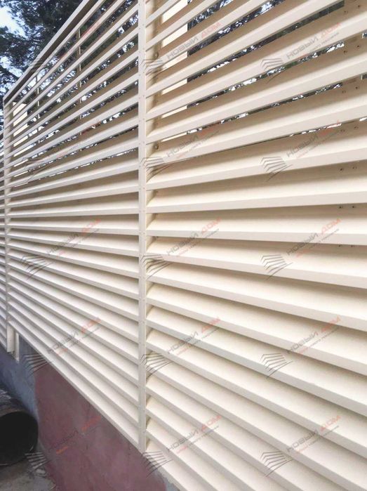 Забор жалюзи еврожалюзи