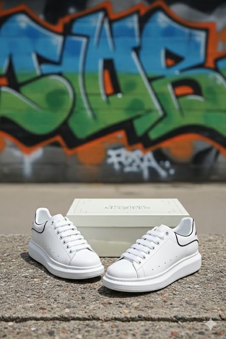 Adidasi Alexander Mc Q u e e n Black Line