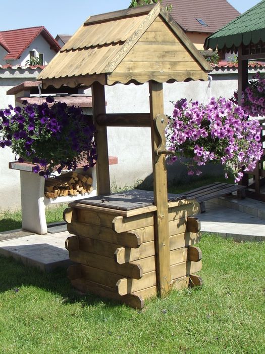Fantani decorative, balansoare, mobilier de gradina