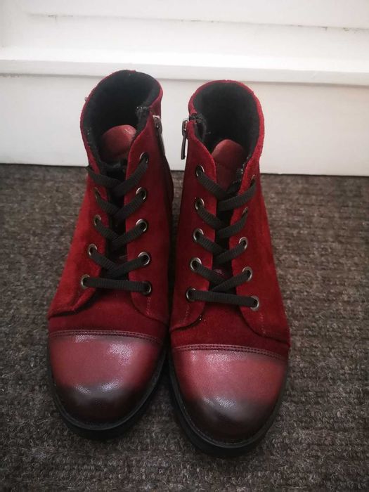 Зимни, италиански боти 36-ти номер от естествена кожа като нови