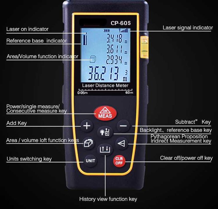 Лазерна Ролетка 120м