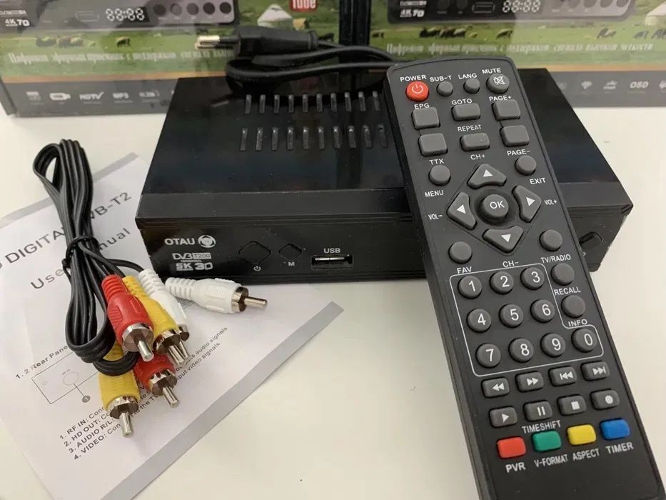 25 Каналов Бесплатно! Отау ТВ/Ресивер/Приставка/Тюнер