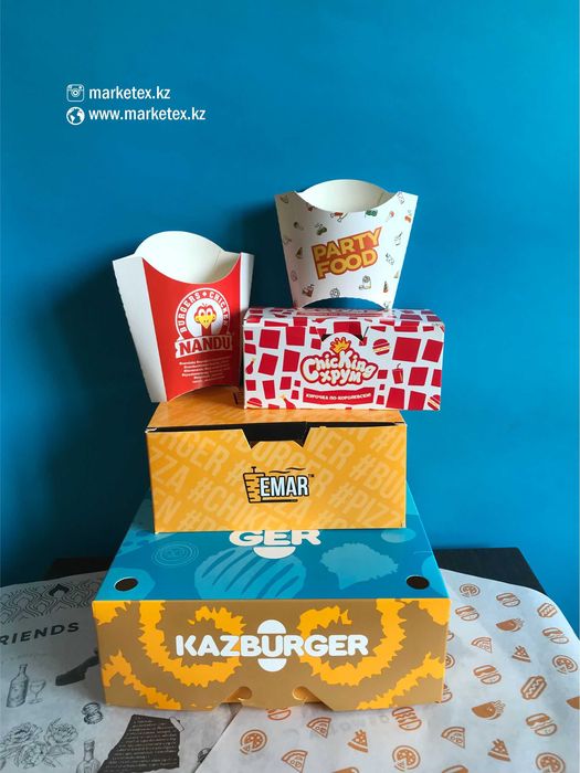 Коробка для курицы с логотипом