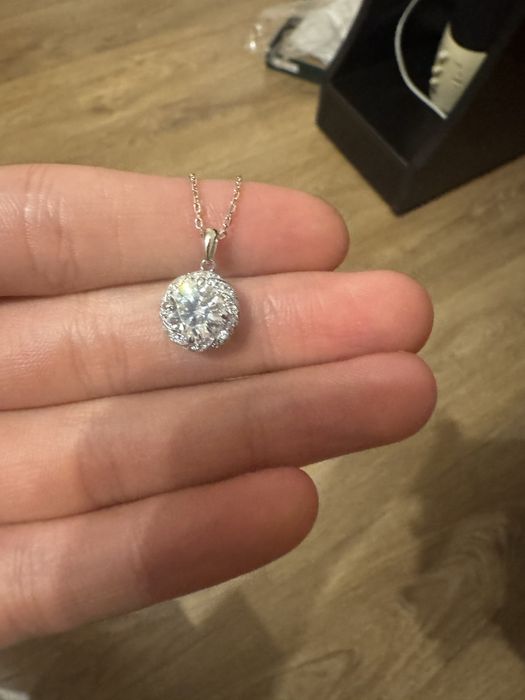 Colier diamant moissanite