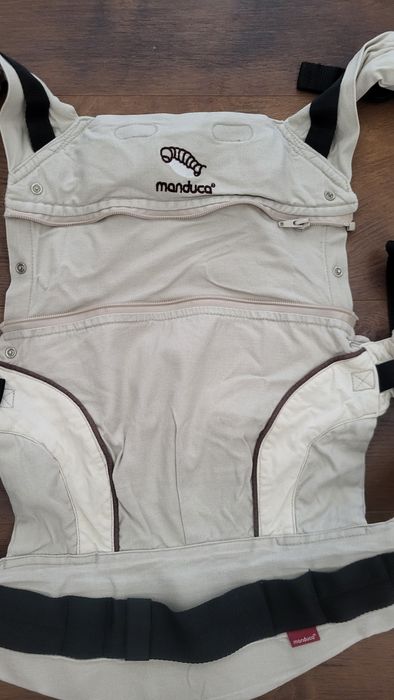 Marsupiu Manduca First Pure Cotton, pana la 20 kg, 3 pozitii