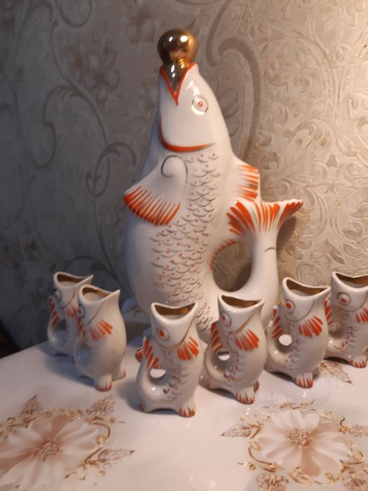 Коньячный набор рыбок