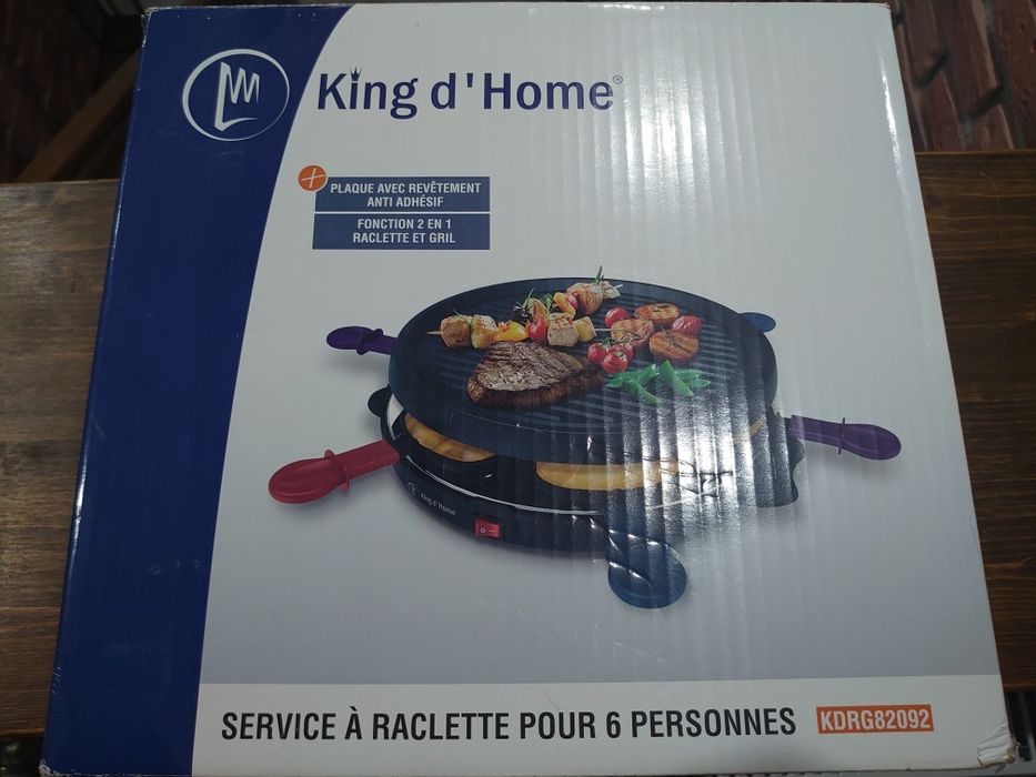 Grill electric Raclette-Fondue 2in1