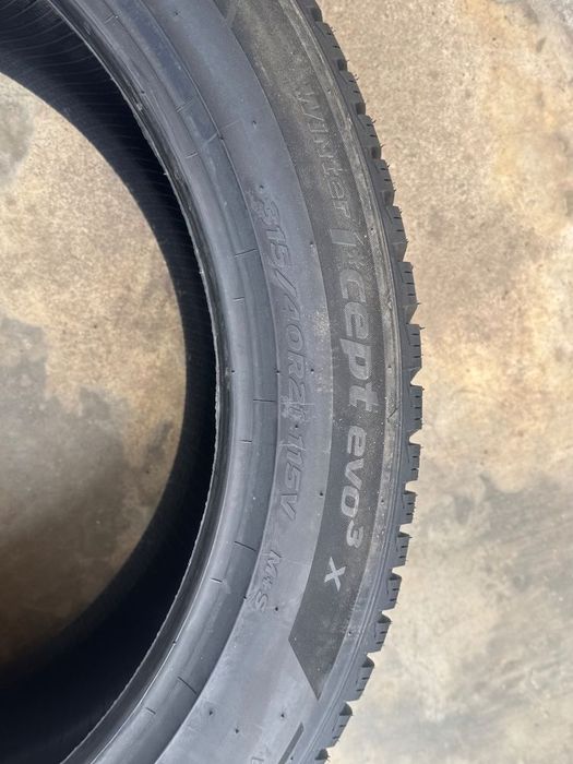 Vând set anvelope 275/45/21-315/40/21 hankook de iarnă noi