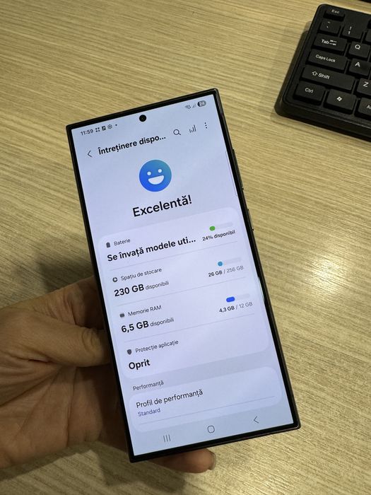 Samsung S24 Ultra, 12GB RAM, 256GB, 5G, Titanium Black!!!