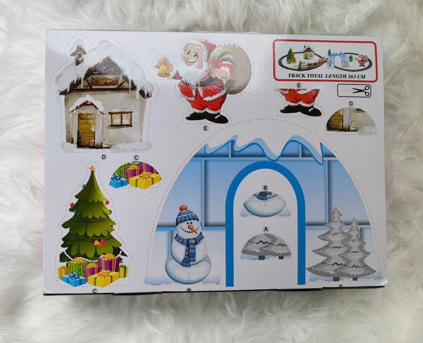 Новогодний паровозик для детей!