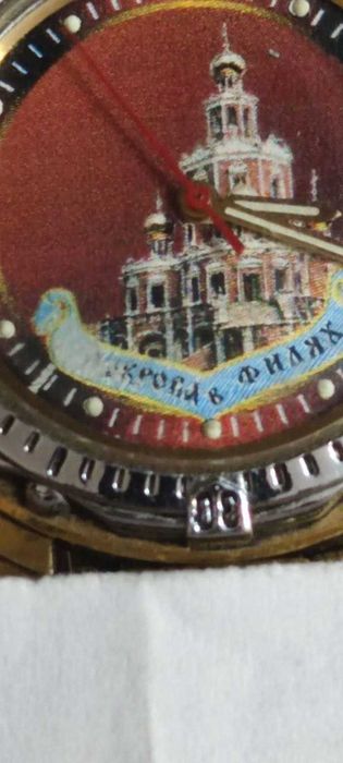 Командирские часы ручные механика, советские латунные светятся в темно