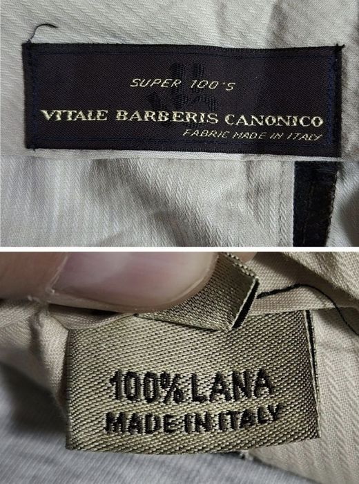 Pantaloni Lux 100% Lână Vitale Barberis Canonico, Drop 6, Bărbați - 46