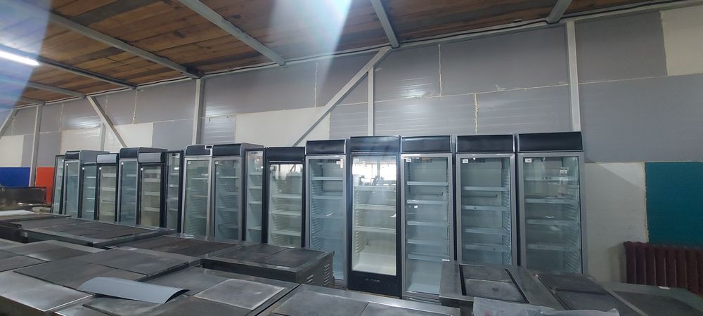 Пристенный открытый холодильник, холодильник горка