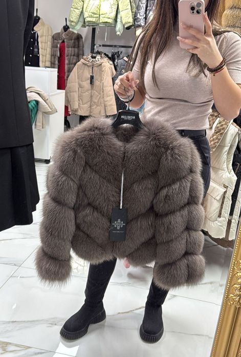 Haină de blană naturală marimea xs