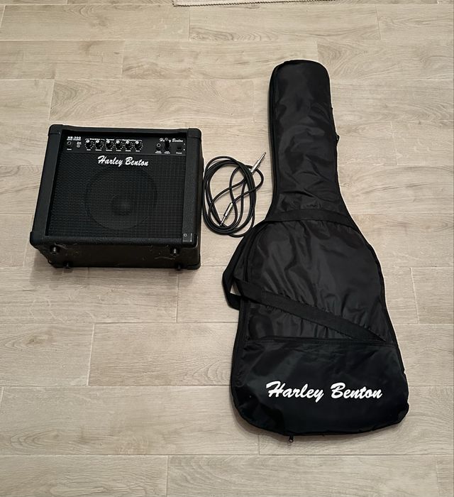 Set chitară electrică Harley Benton – ideal pentru începători
