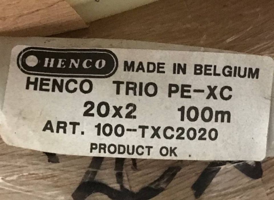 teava 20x2 mm incalzire in pardoseala henco trio colac apa calda rece