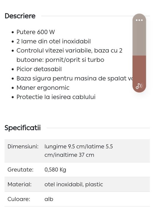 Blender de mana Livoo