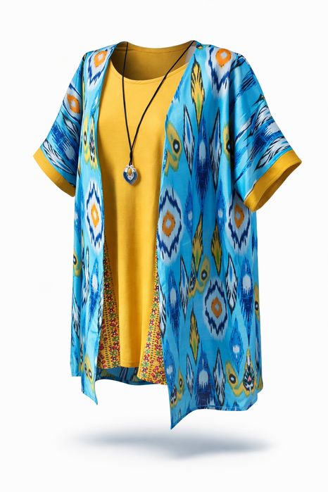 Кардиганы в национальном стиле 50-60