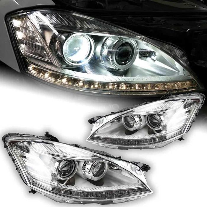 LED Фарове за Mercedes W221 S-class Facelift, LED Диодни фарове