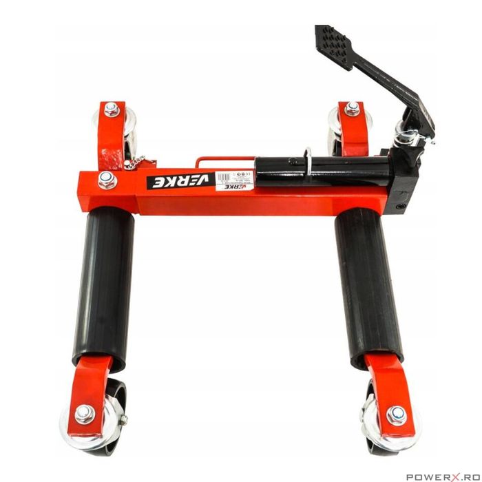 Carucior cu role extensibile 300-550 mm, 12'', pentru transport masini