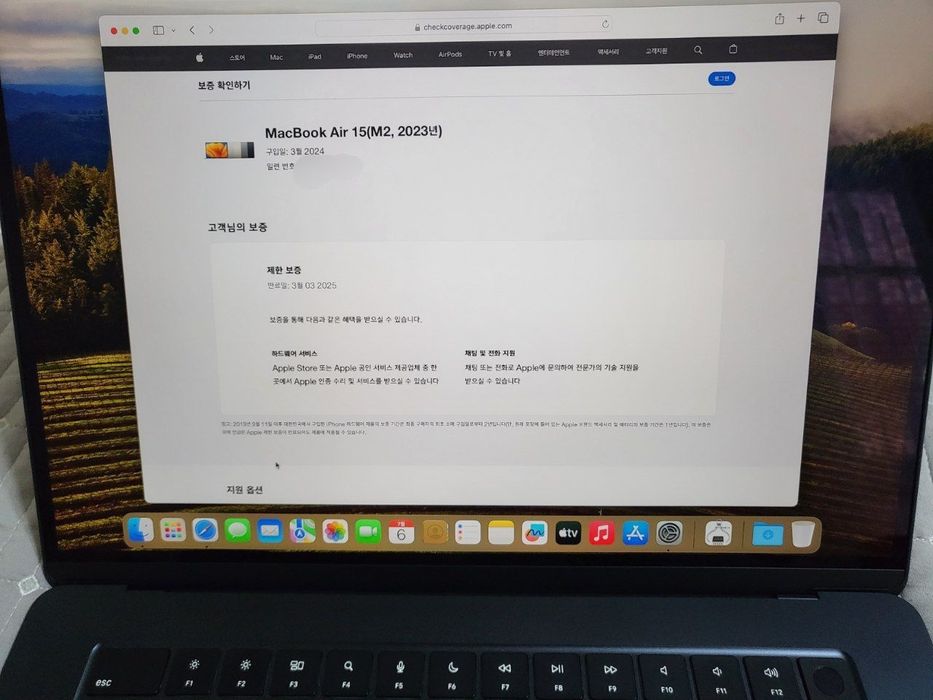 Macbook Air M2 15dyum  midnight blue full box sotiladi!!!