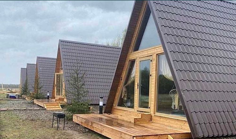 Vand cabane din lemn tip A