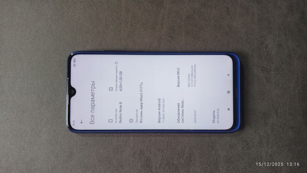 Redmi note 8 bilan iphone 6s