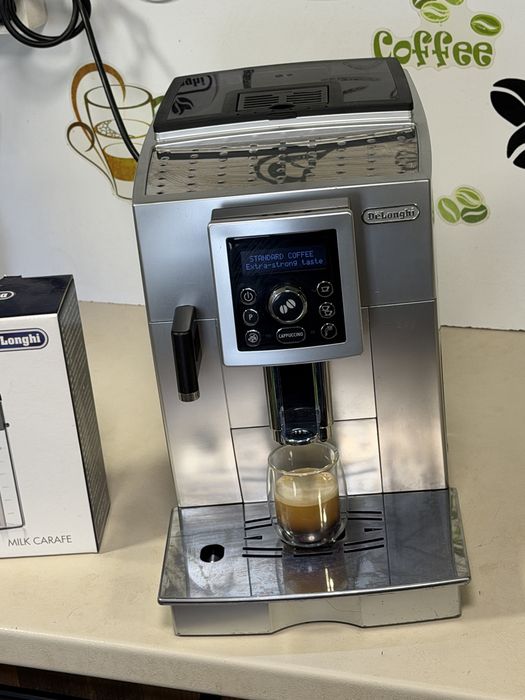 Кафемашина кафе автомат delonghi cappuccino с гаранция