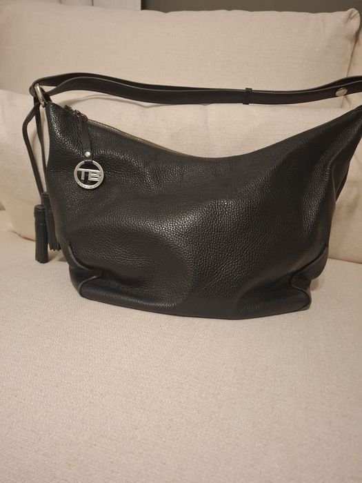 Дамска чанта от естествена кожа на италианската марка  Tosca blu