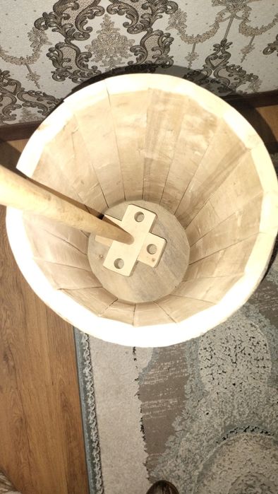 Күбі, куби, 40литр, қайың ағашынан.