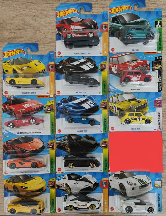 Hot Wheels колички 1/64 - НОВО 2015-2023г