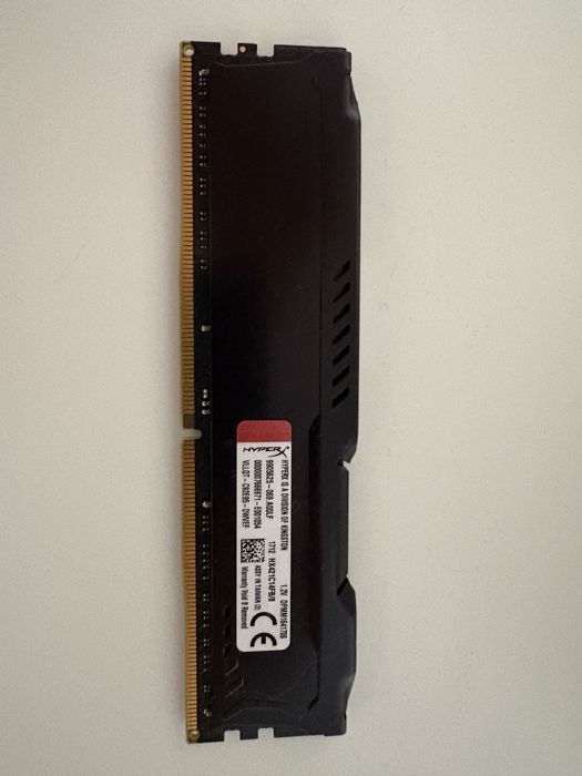 Memorie RAM HyperX Fury Black 8GB DDR4 2400MHz CL16