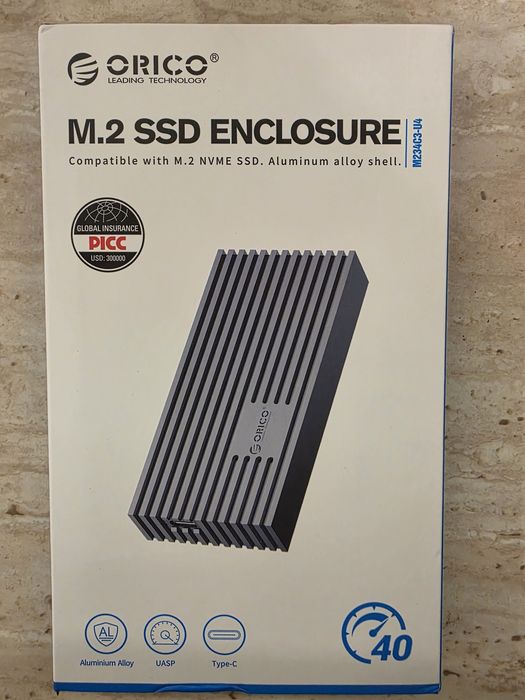 Rack SSD extern Orico M.2 la USB Type C