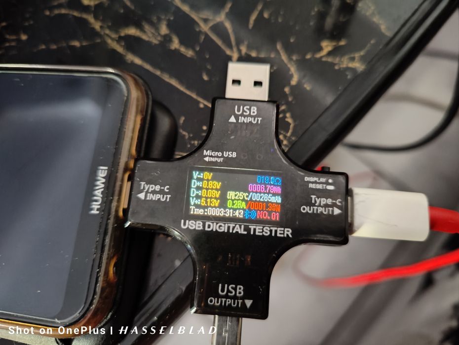 Професионален USB тестер информатор bluetooth свързаност с приложение