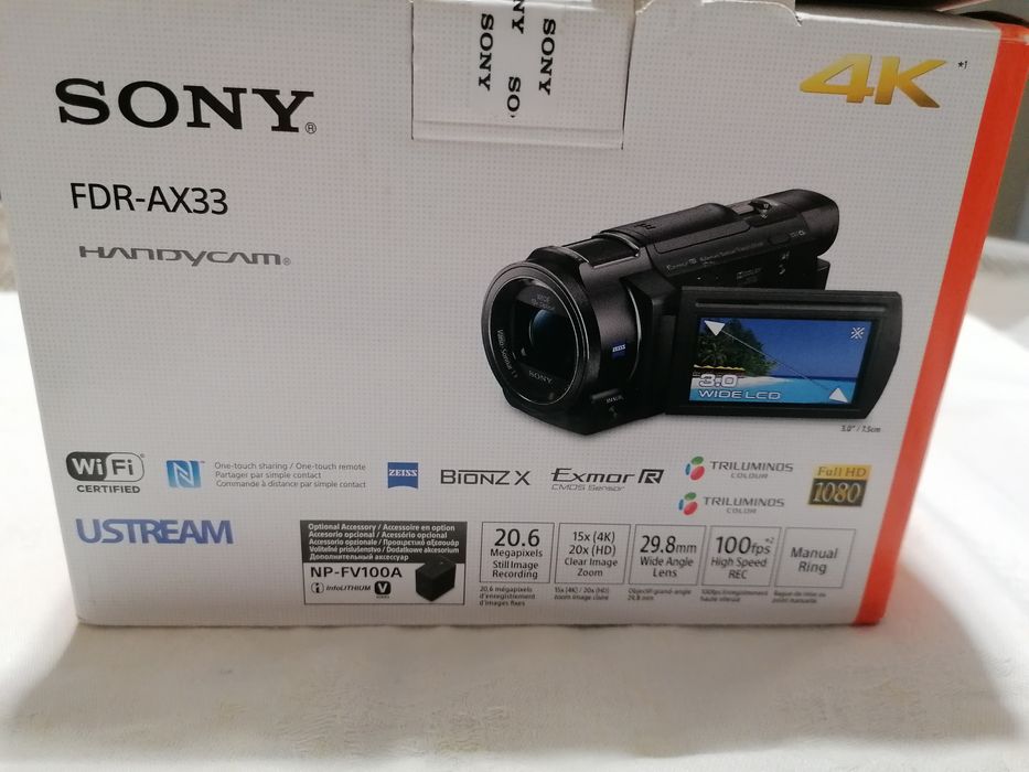 Ведеокамера СОНИ-SONY-4K