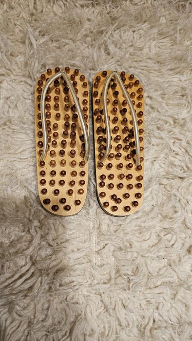 Немски Дървени Масажни Джапанки