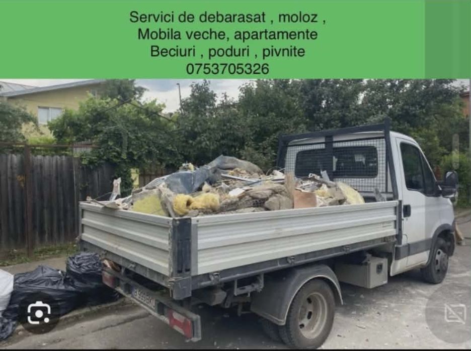 Servicii curățenia - debarasat case poduri beciuri apartamente