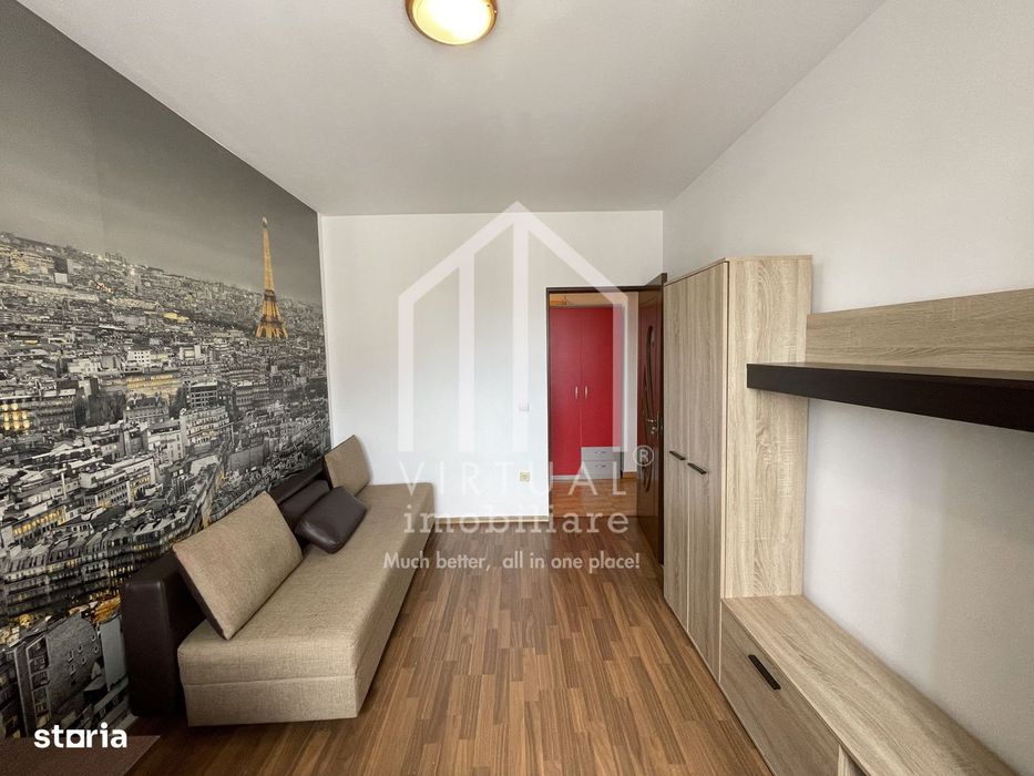 Apartament de inchiriat 3 camere, 2 bai, bucatarie inchisa- Turnisor