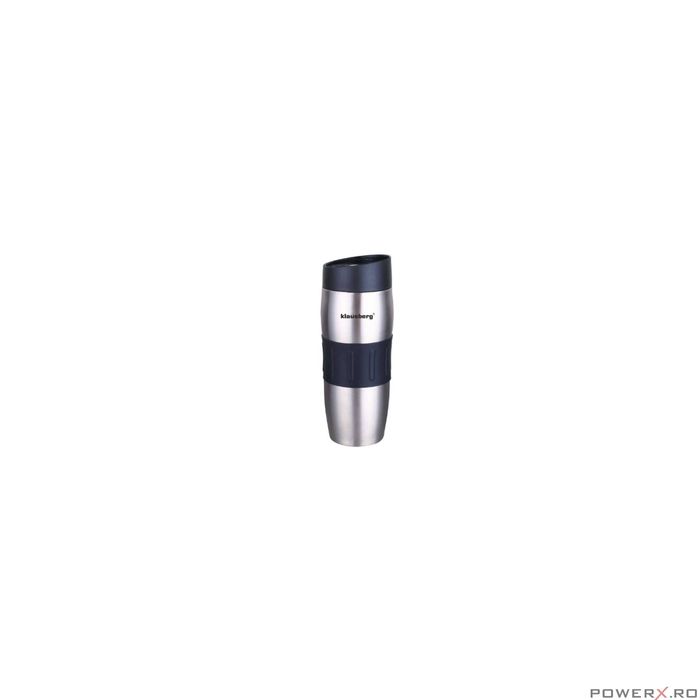 Termos din inox, capacitate 0, 4L, negru, Klausberg