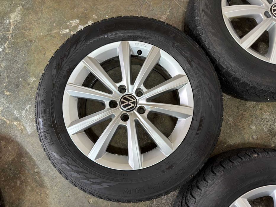 Jante Passat 17 5x112 ET38 + 215/65 R17 iarna Passat Tiguan