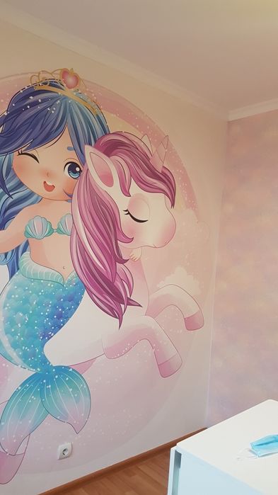 Отделочные работы,поклейка