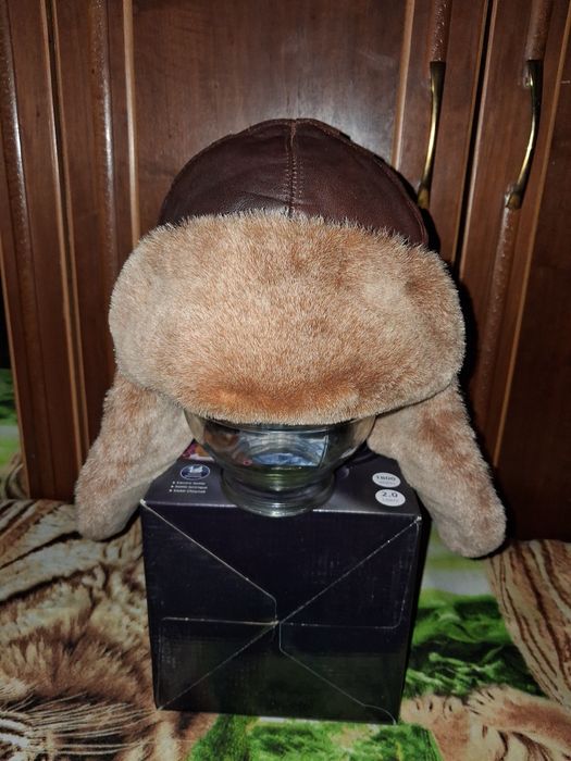 Шапка-ушанка, женская.