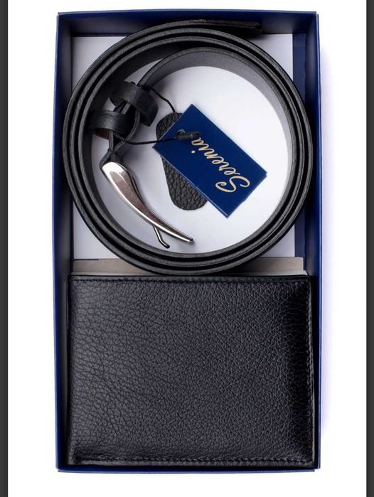 Curea si portofel,piele naturala