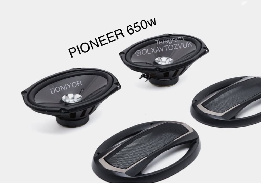 Pioneer qovun kalo’nka 650w 2ta yangi karo’pka cheti rezinkali avto