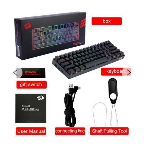 Tastatura mecanica gaming Redragon Draconic PRO K530