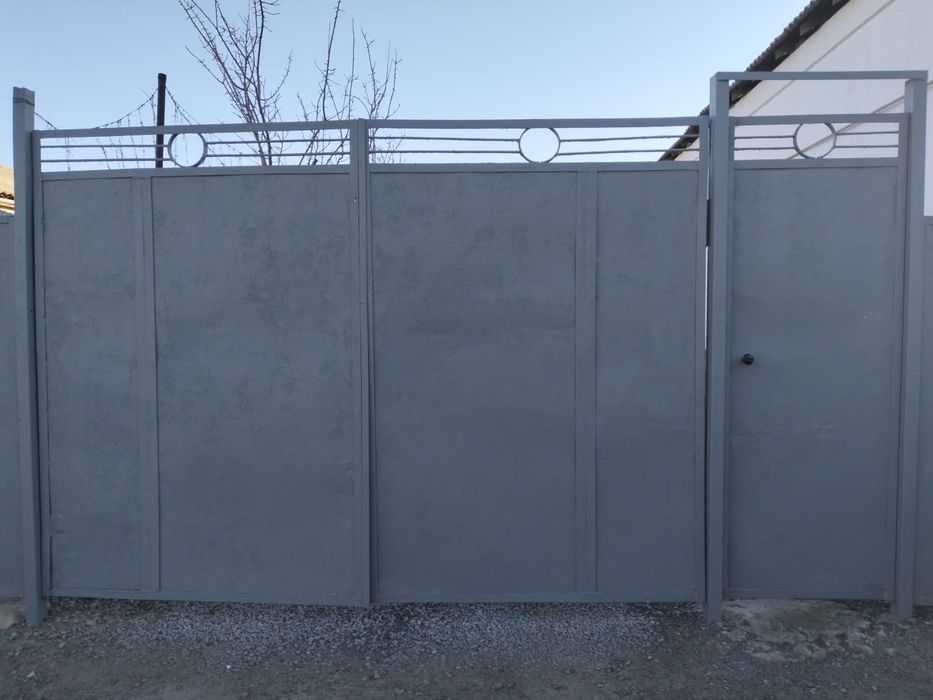 Ворота со стойками