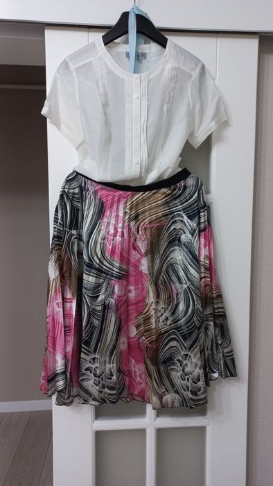 Юбки прямые жен. до колен р.46