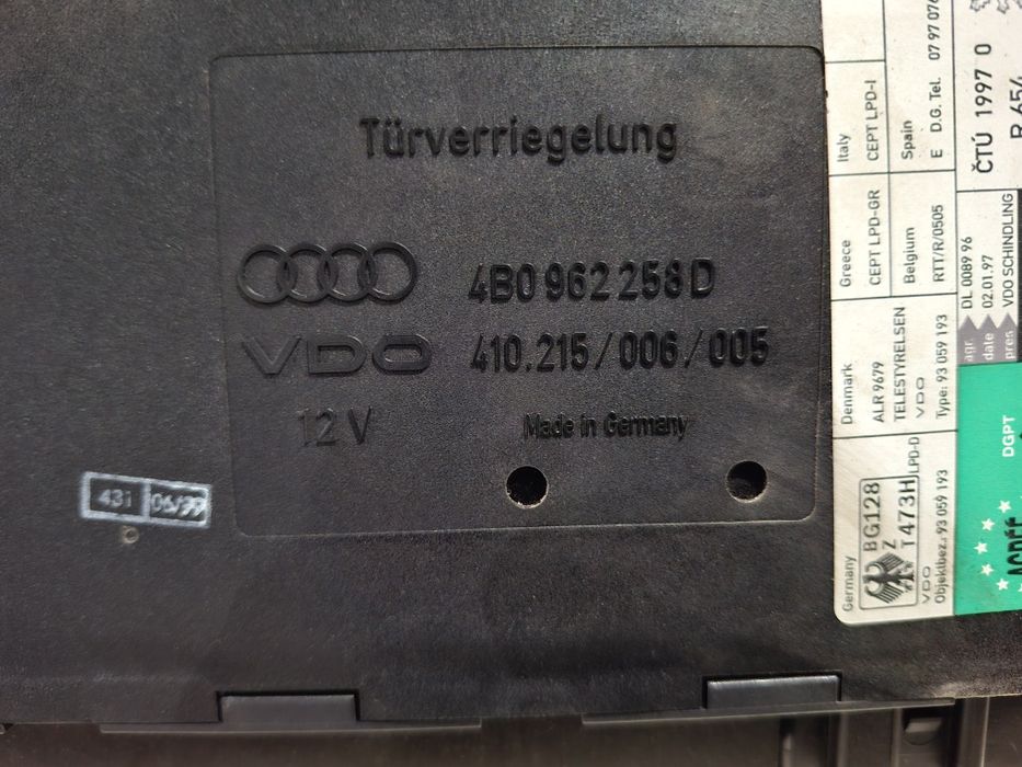 Блок комфорта Ауди А6 С5